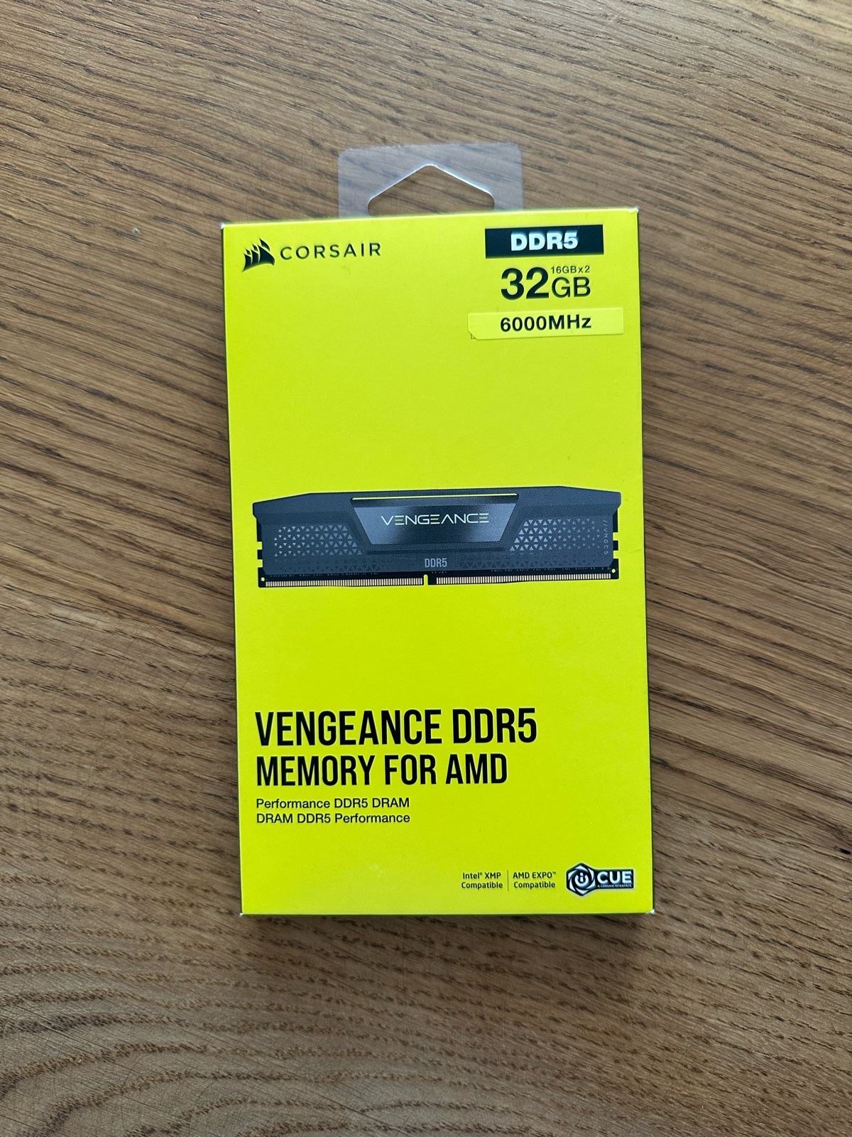 Mémoire RAM Memoria RAM Corsair Vengeance 32GB 2x16GB DDR5 6000MHz CL36 Amd Expo Intel Xmp Gris