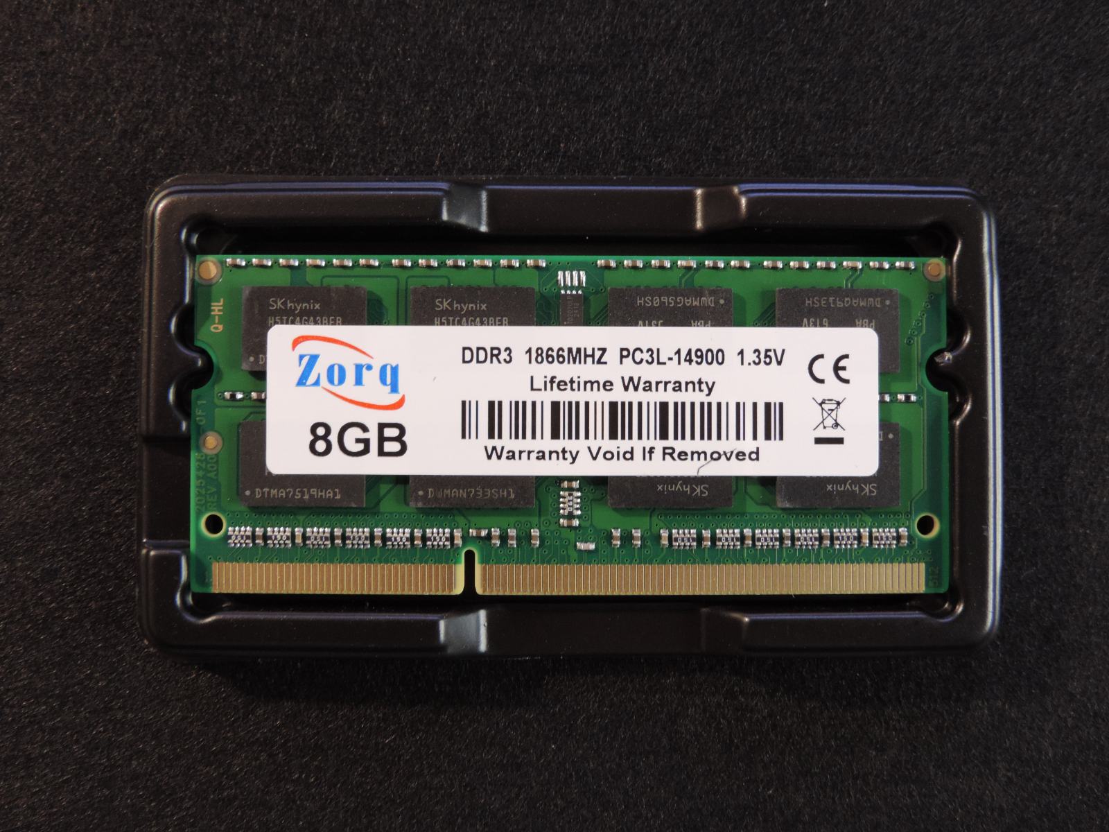 4x 8GB DDR3L 1866MHz SODIMM Laptop RAM - 32GB Total, SK Hynix (PC3L-14900S)