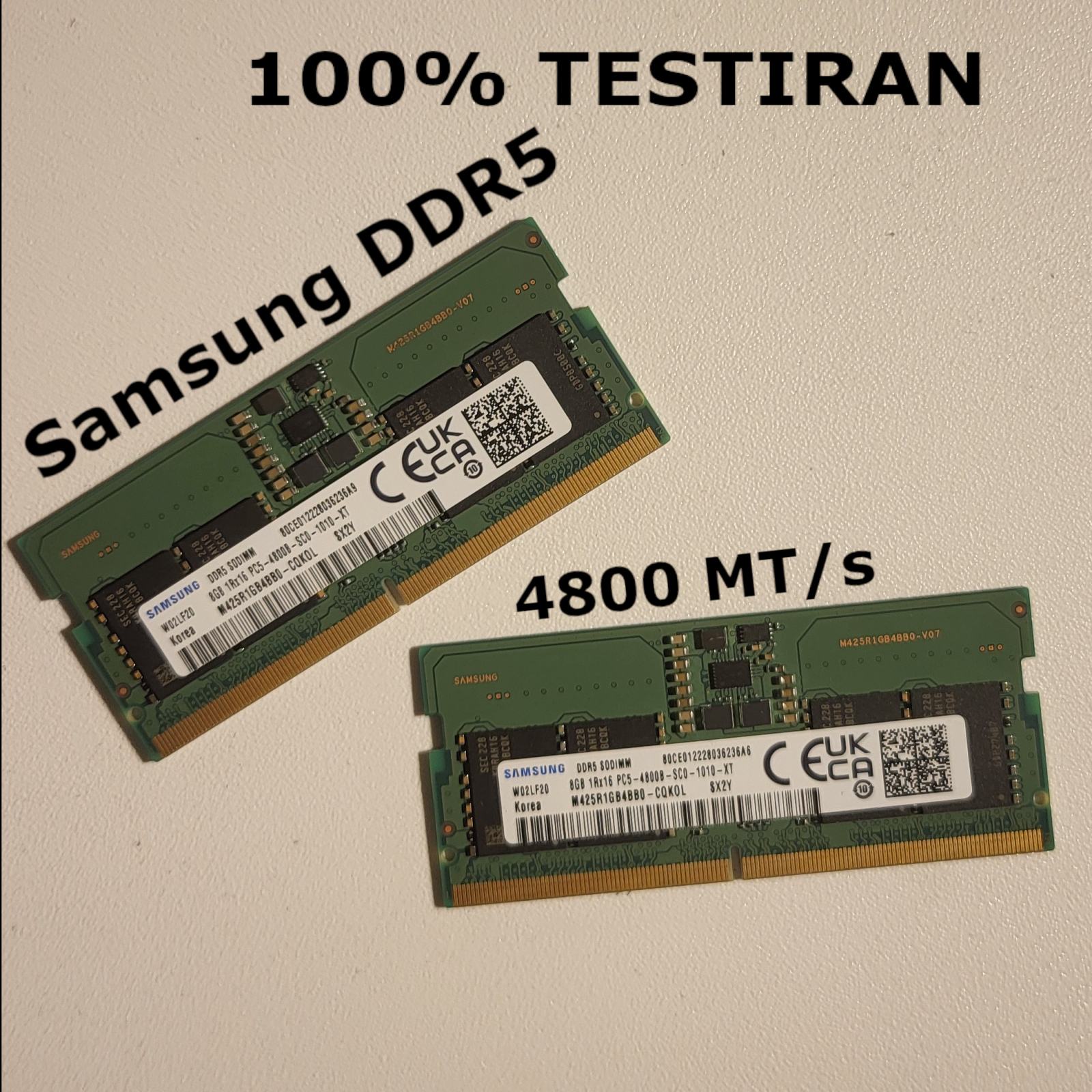Samsung DDR5 SoDimm 16gb 8x2 4800 MT/s