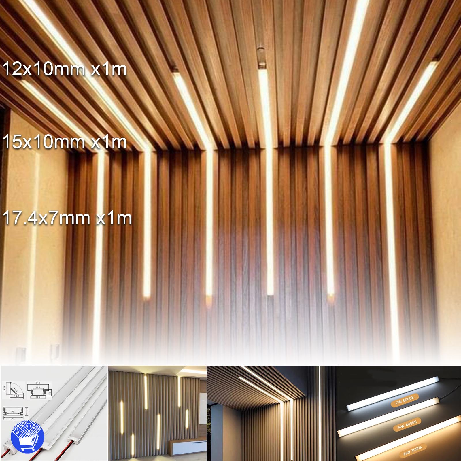 Led Panel Rasvjeta LED Dekorativna rasvjeta za zidni panel