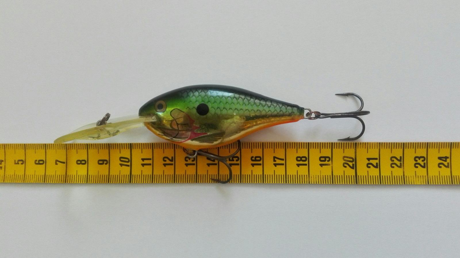 Leurre Rapala Risto Rap RR08 Flottant - 80mm, Couleur PRT - Neuf Pour Pêche Au Brochet