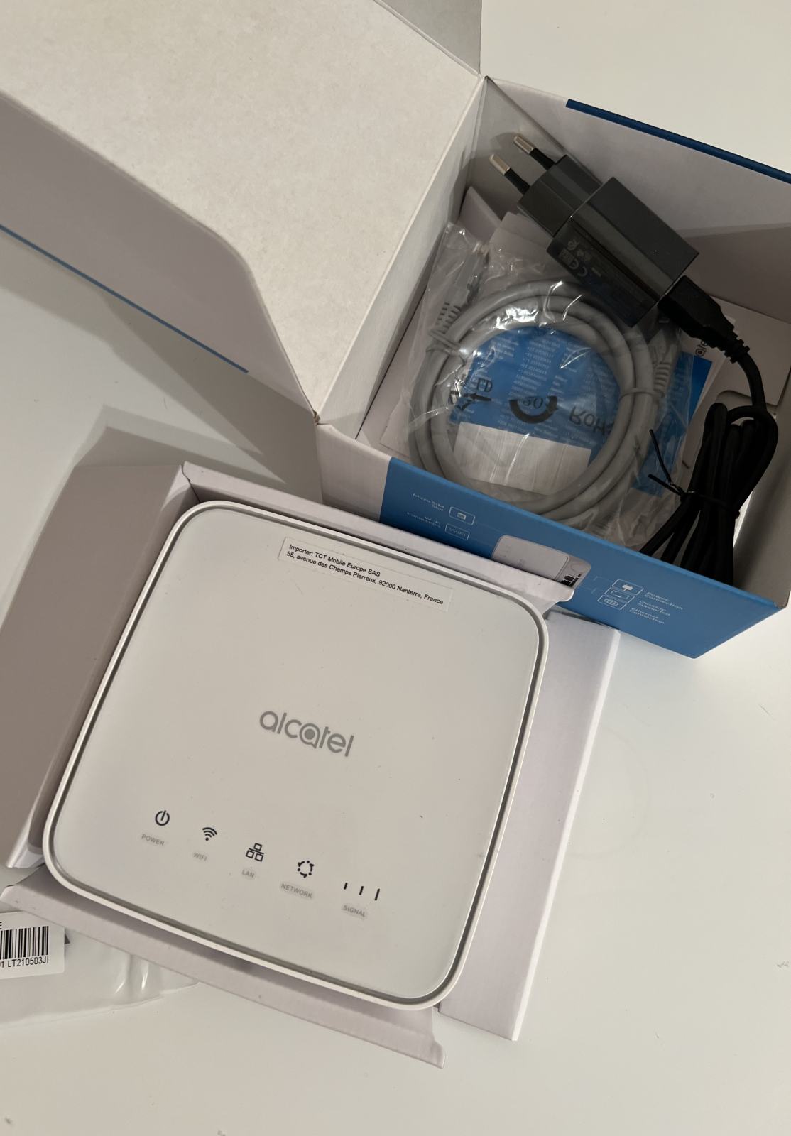 Alcatel router NOVI