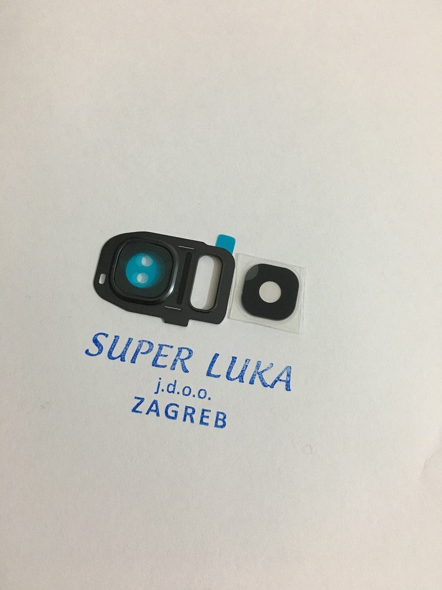 Staklo kamere za Samsung G930/Galaxy S7 crno