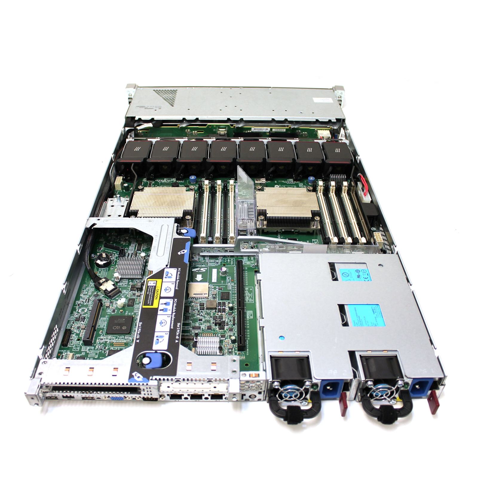 HP ProLiant DL360e Gen8 2x Xeon E5-2450L, 8 GB DDR3 RAM-a, 2 x 460 W P
