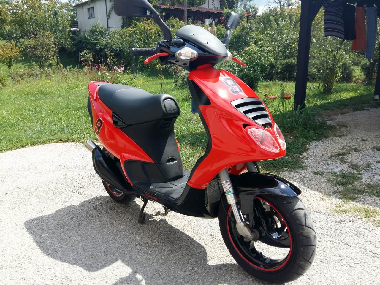 Espejo 8 Mm Para Piaggio Tph Nrg Mc3 Typhoon Ntt Skr | Cuotas Sin Interés