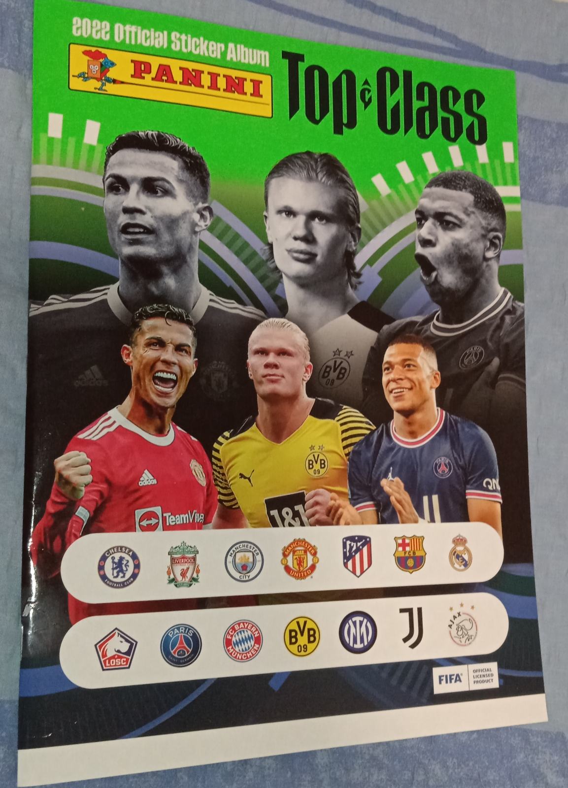 Top Class Sticker Album - Top Class, 2022 Official sticker album,Panini / FIFA / sličice