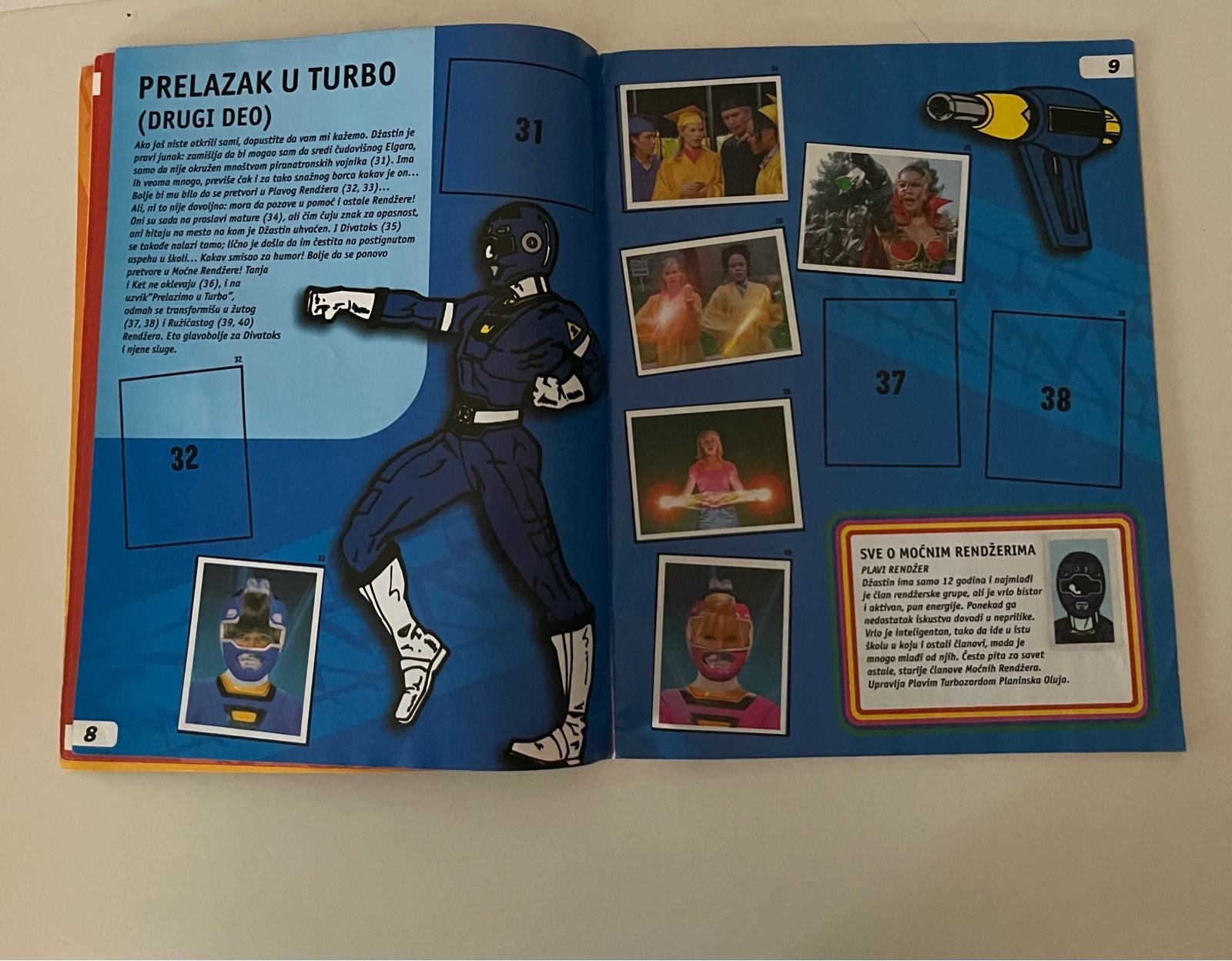Power Rangers album sa sličicama