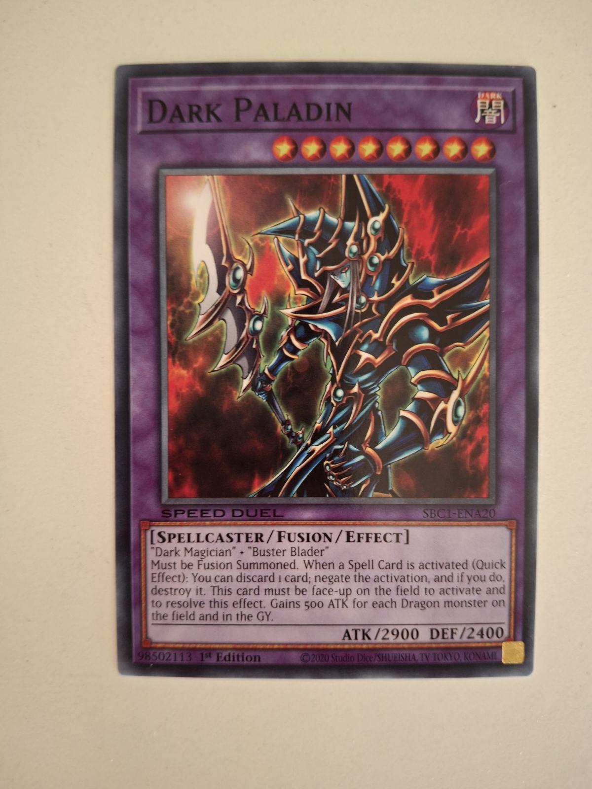 Yu-Gi-Oh! Japanese Dark Paladin Normal Parallel Rare Card (711C-JP003) -  Near Mint