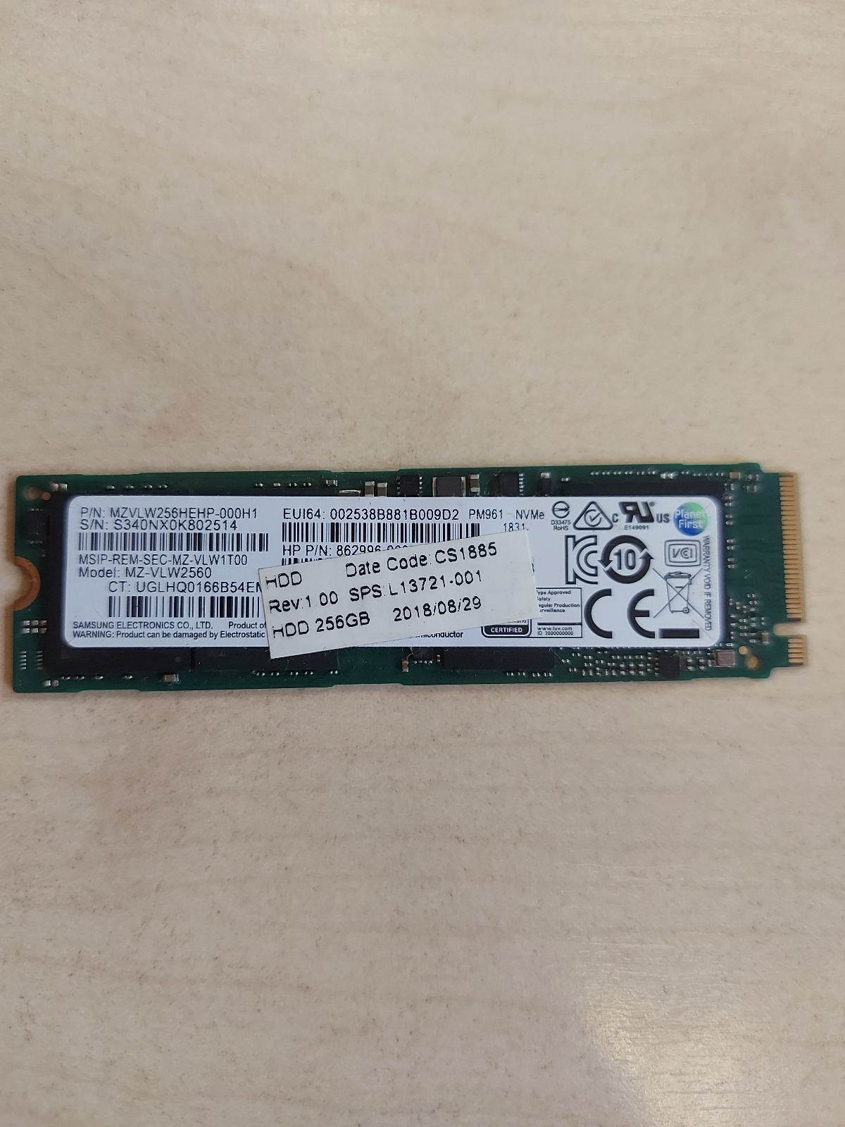 Hjdk Ssd 256 GB