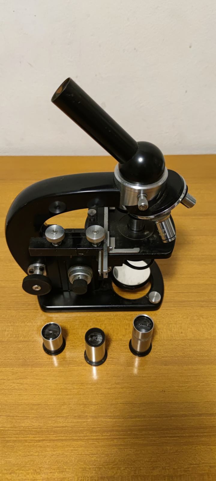 Support De Table Mécanique XY Pour Microscope - Compatible Carl Zeiss Jena, Occasion Fonctionnel