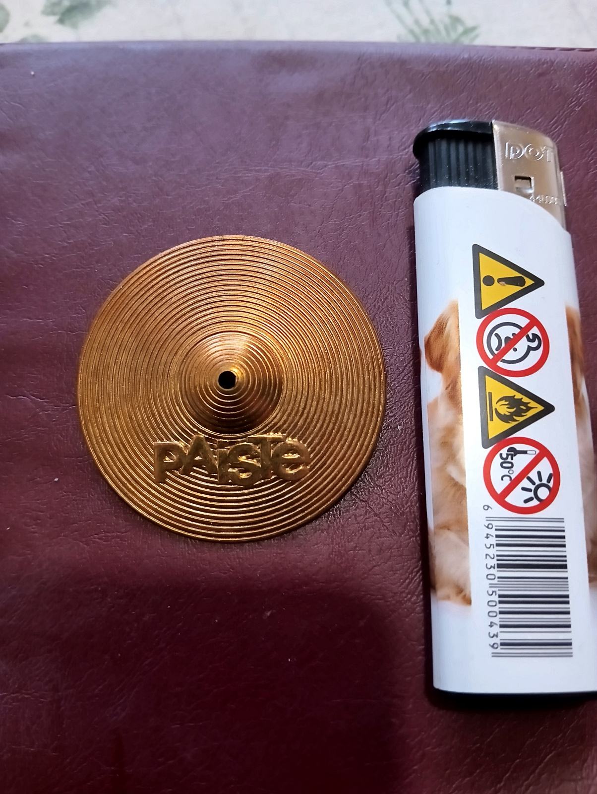 Retro Stvari Paiste činela, vintage bedž