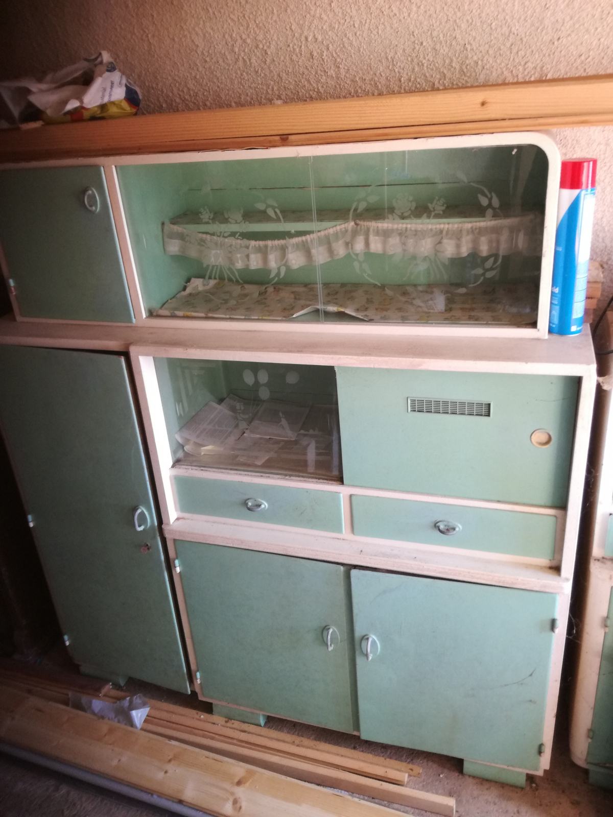 Starinske Kuhinjske Vitrine Komplet Od 2 Kom kredence starinske-kuhinjske-vitrine-komplet-od-2-kom-kredence