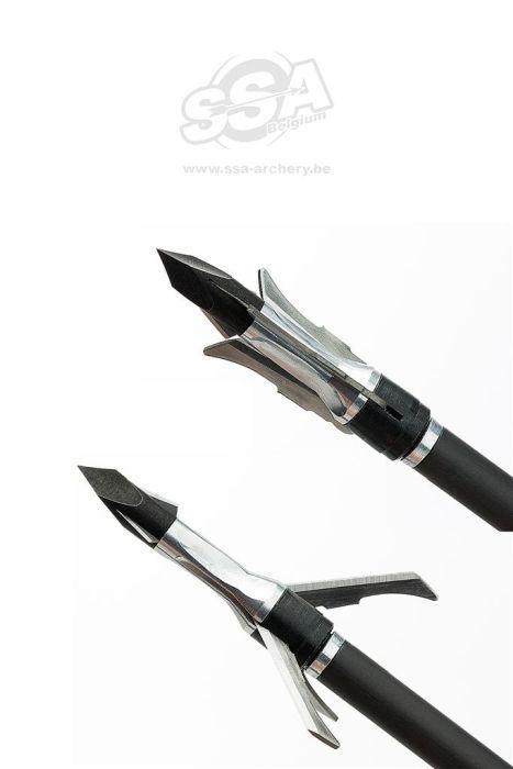 Grim Reaper Razortip Extra Broadhead - 125 Grain Archery Broadheads For Hunting