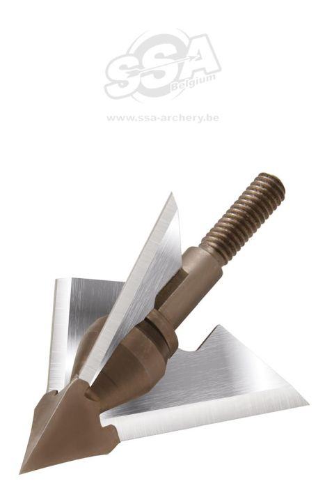 QAD Fixed Blade Broadheads Deep 6 Exodus 100 Gr Full Blade 3 Pk