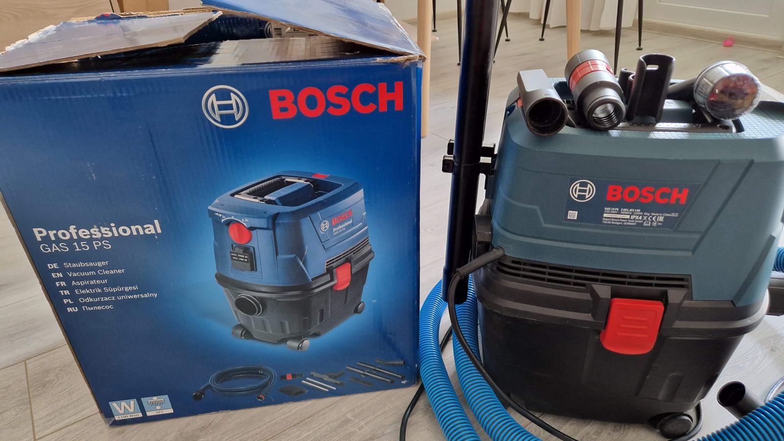 Bosch Professional 2608000699 Filtro HEPA 12-25 PL/gas 15 CV, accessorio per aspirapolvere