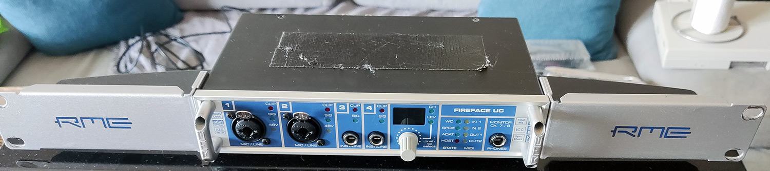 Audio interface RME FIREFACE UC Usb + rack mount zvučna kartica