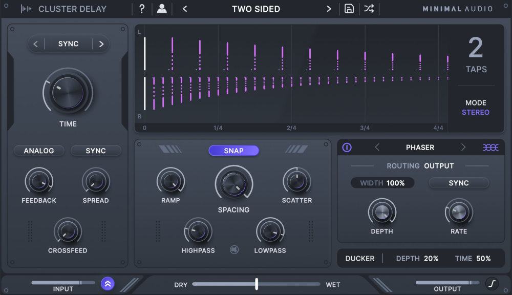 Minimal Audio Cluster Delay