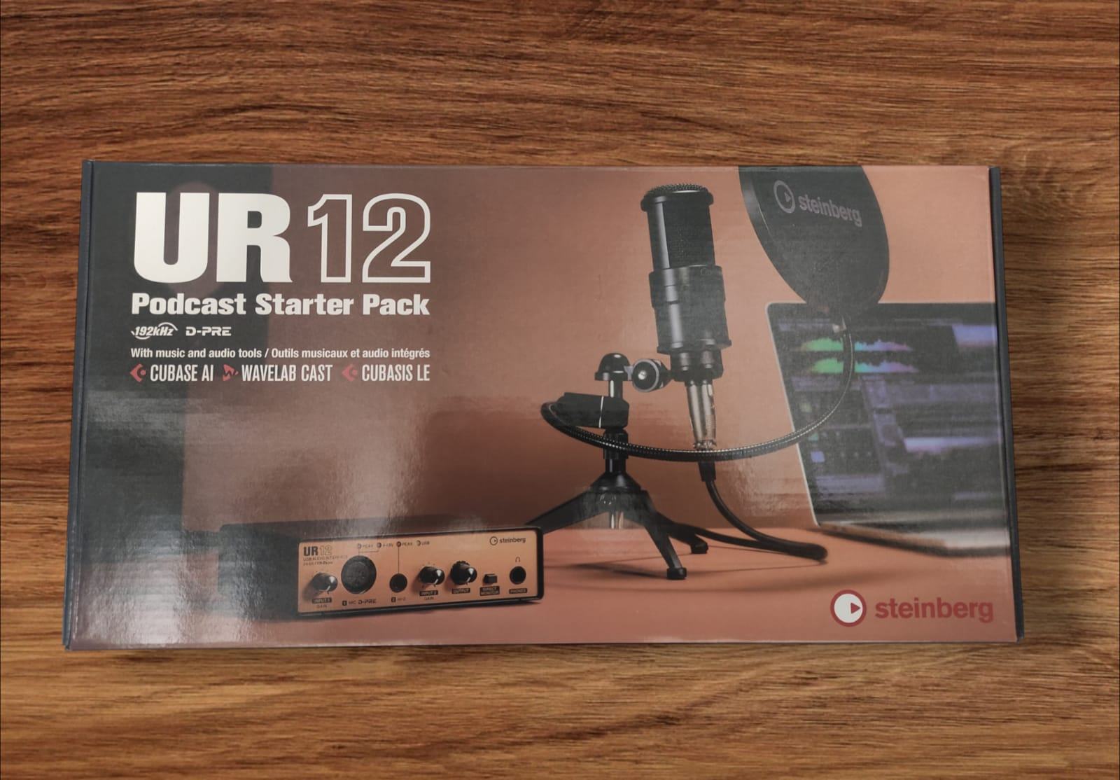 Visual Reference: Steinberg Ur12 Podcast Starter Pack All In One Package
