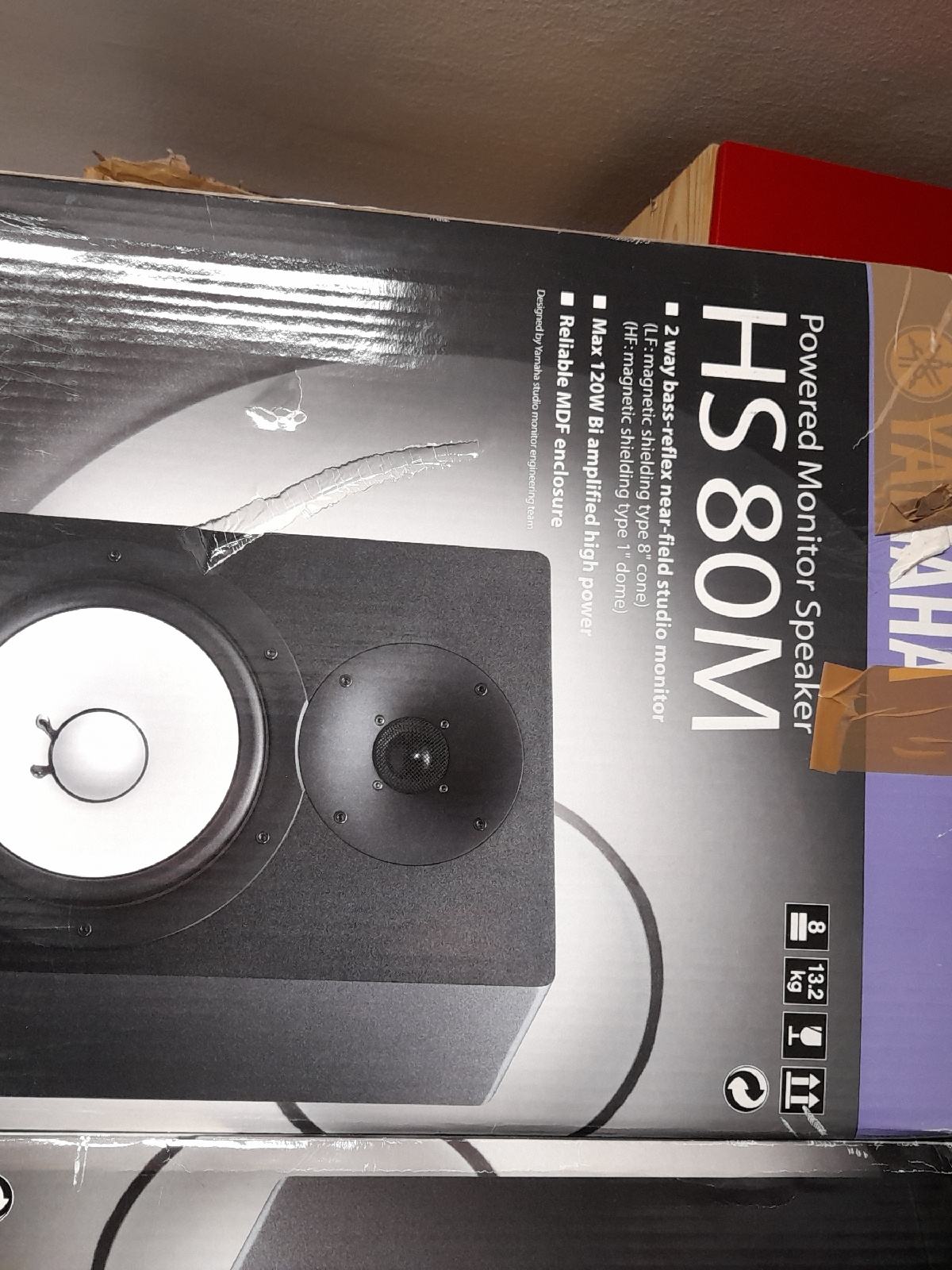 PANNEAU MOUSSE D'ISOLATION ENCEINTE YAMAHA HS80M/HS 80 M/HS80 M