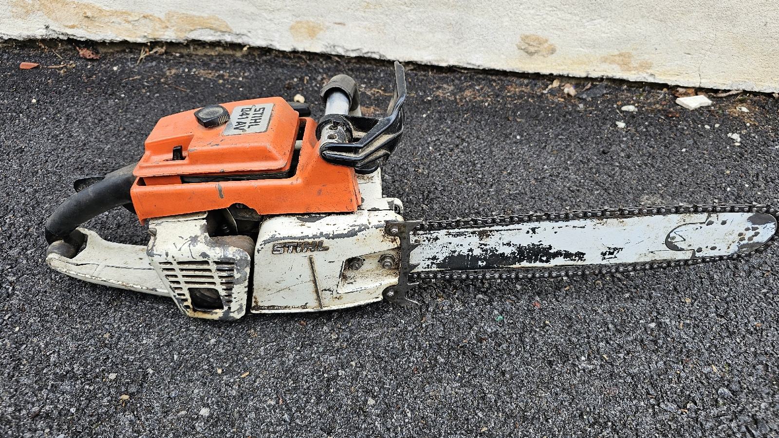 STIHL 041AVQ-1 実動機ZENNOAH チェーンソー