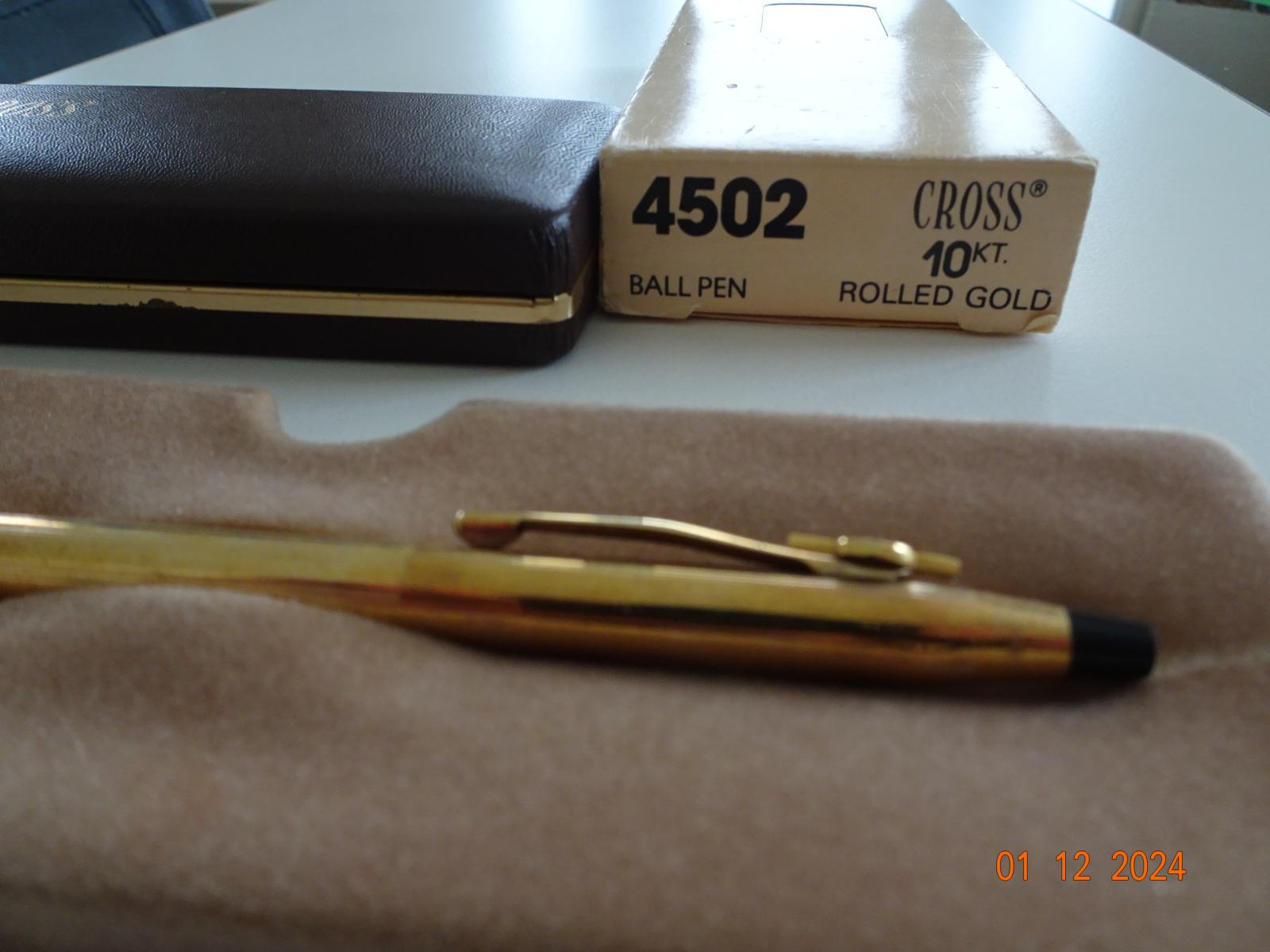 Stylo Cross Ball Pen 4502 - Or Plaqué - États-Unis - Occasion Excellent état