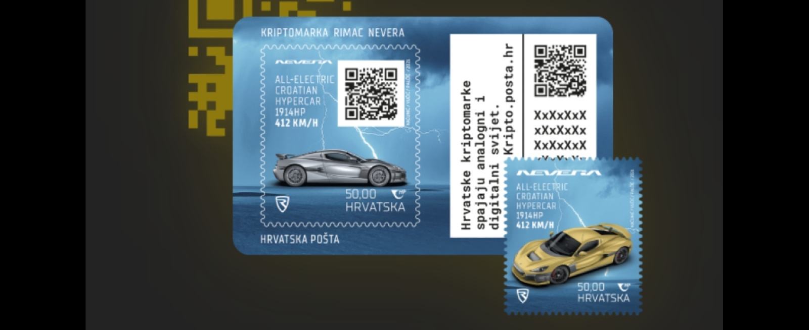 RIMAC NEVERA KRIPTOMARKA/CRYPTO - SILVER I BRONZE