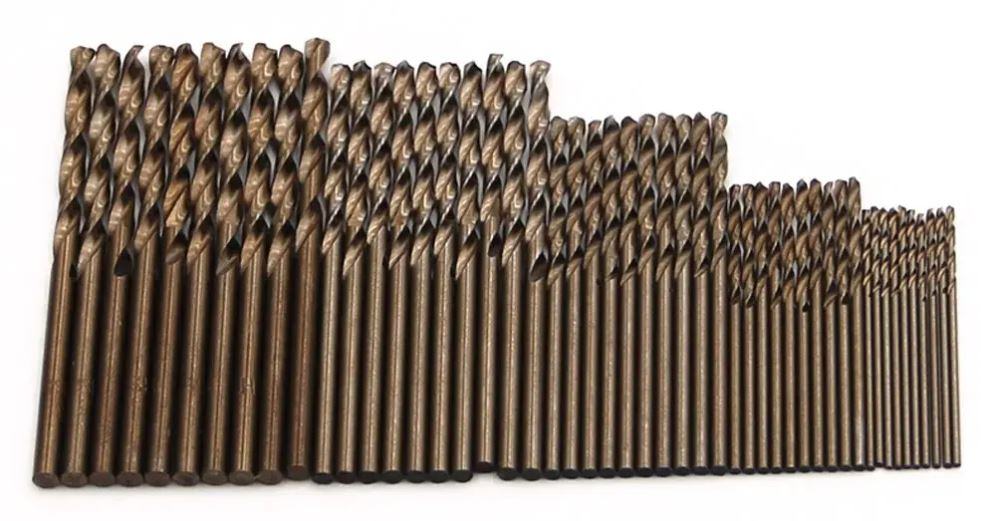 10 stks Hss- M35 Kobalt Twist Boor Set 1/1.5/2/2.5/3mm voor Rvs Metalen
