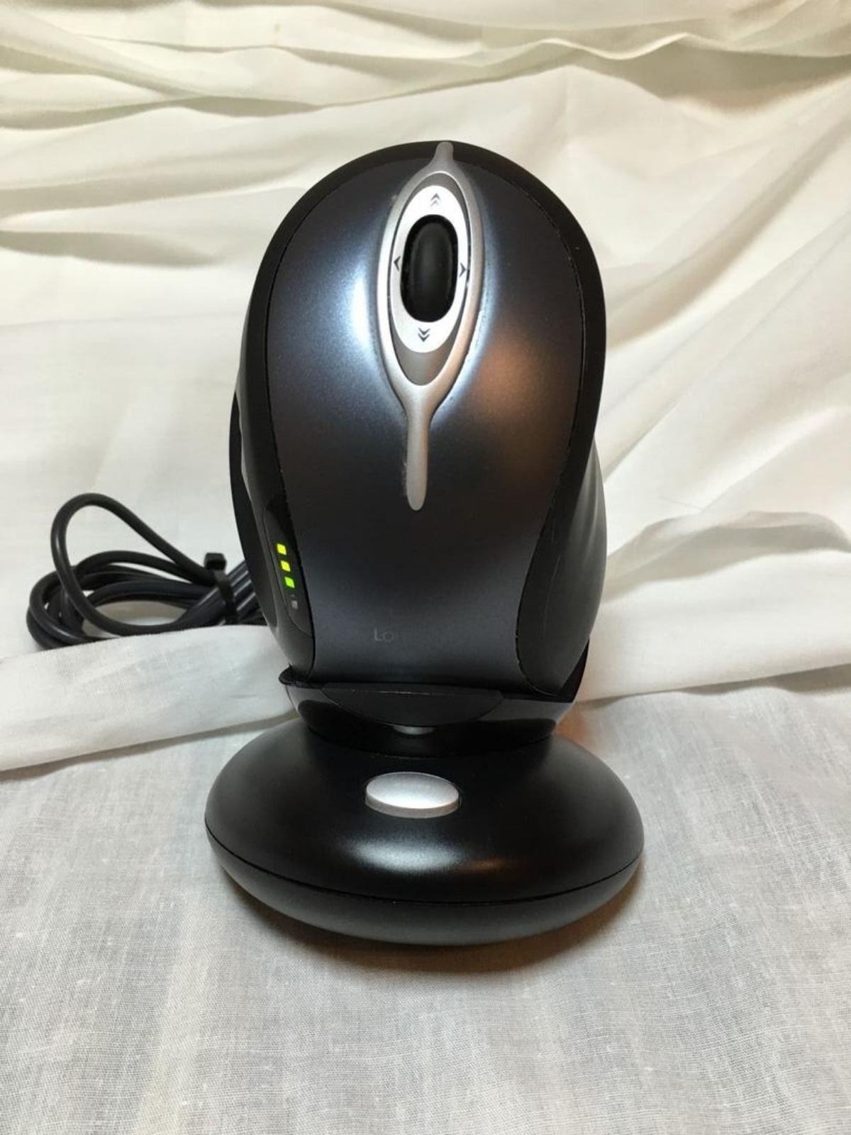 Logitech MX1000 Wireless Laser Mouse M-RAG97 and Charging Base C-BN34
