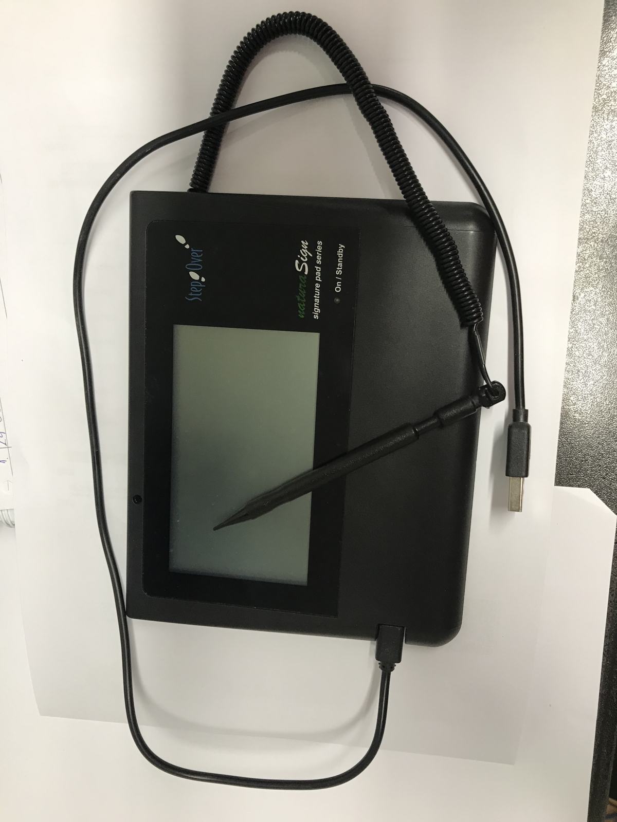 Potpisni tablet - usb Step Over naturasign secure signature pad,