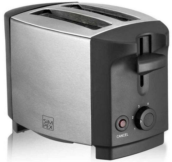 Toster Inox Kompaktni TOSTER 800 W, novi - beslatno slanje BOXNOW.