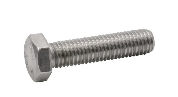 32 Viti A Testa Esagonale M8 X 40 Mm Passo Filettato &ndash; DIN 933 Acciaio Zincato