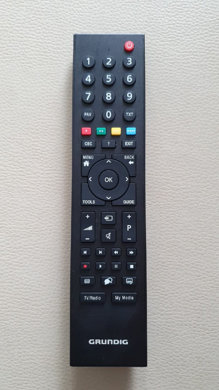 Original GRUNDIG Fernbedienung RC3214803/01 – Für 32 & 37 Zoll TVs, TP6187R-P1 Modell