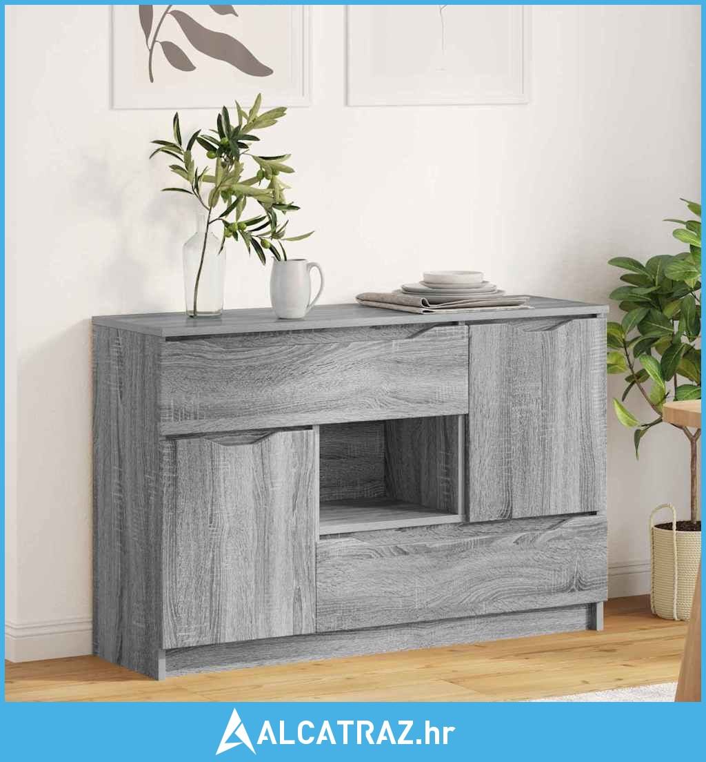 Kreveta Siva Sonoma 100 x 30 x 65,6 Konstruirano drvo - NOVO