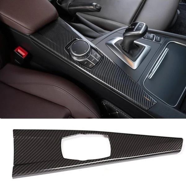 Autocollant Carbone ABS Pour Panneau CD BMW Série 3/4 F30 F32 F34 F36 - Protection Anti-rayures - Style Sport