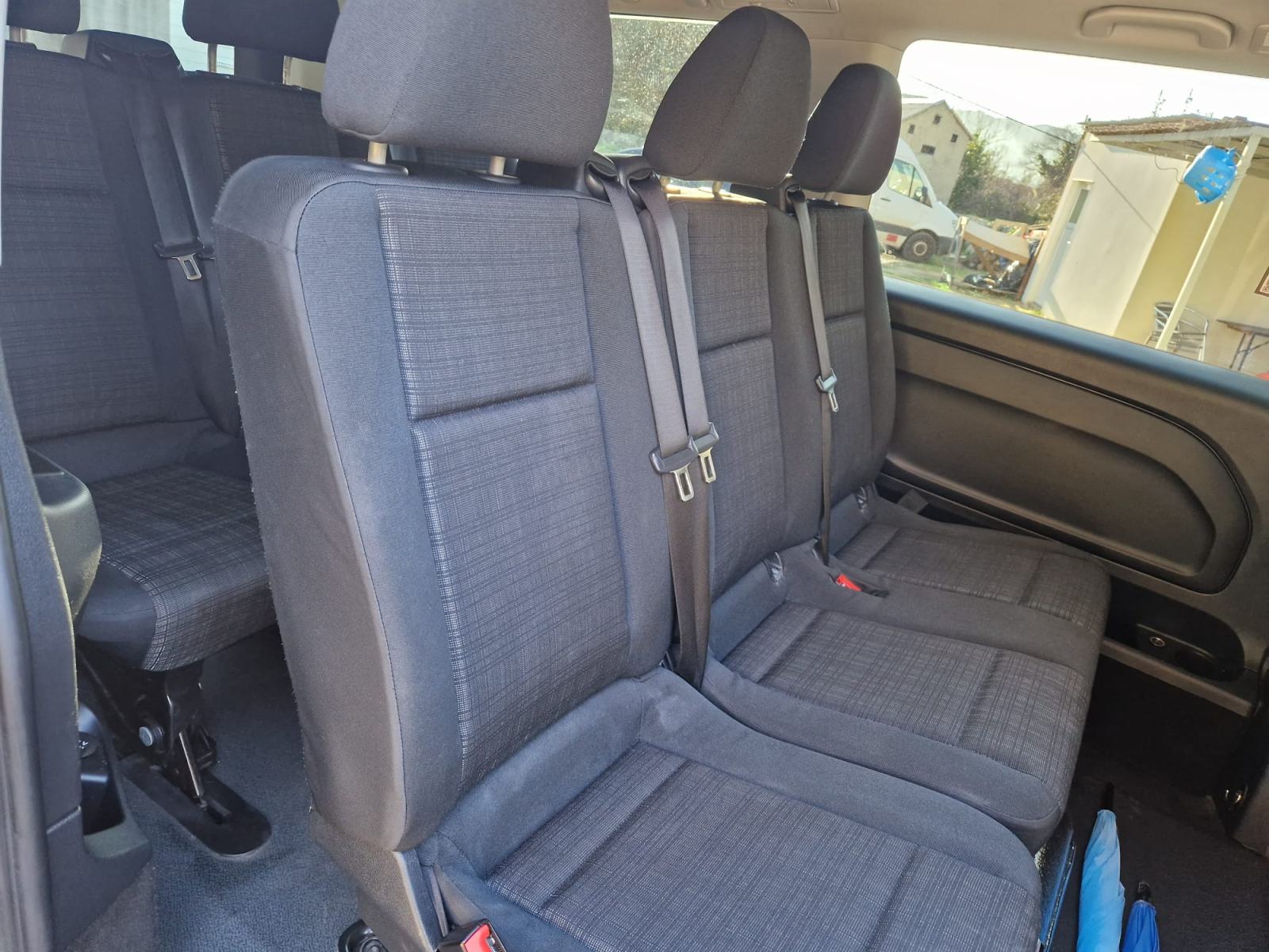 Black Edition Staufach Mittelkonsole Ablage für Mercedes Vito W638/W639