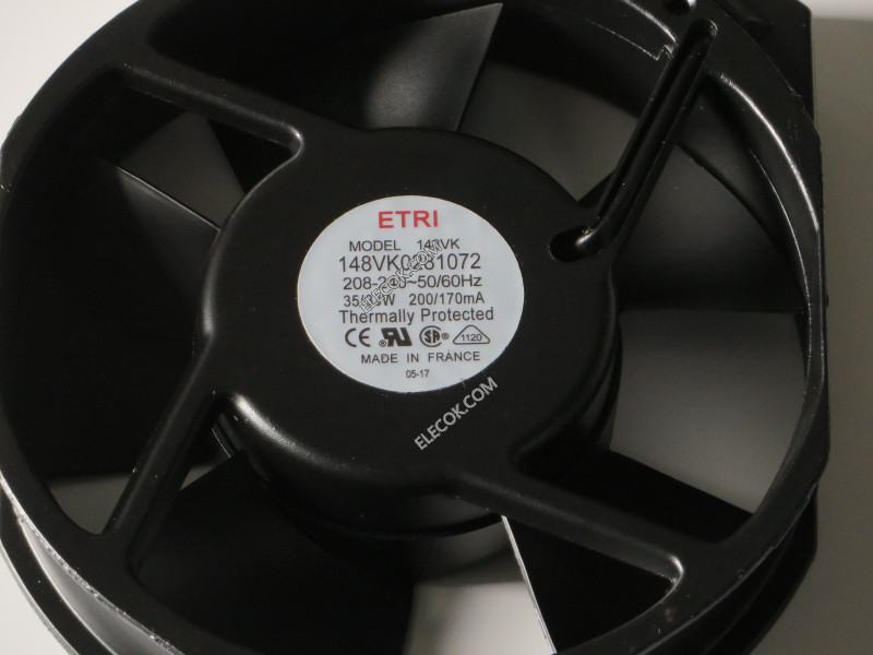 ETRI 148VK0282000 115V 33/32W lüfter Generalüberholt