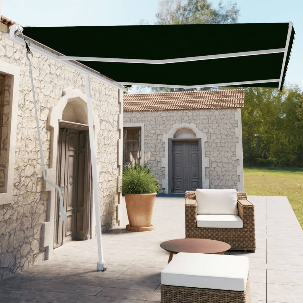Samostojeća automatska tenda 350 x 250 cm antracit - NOVO