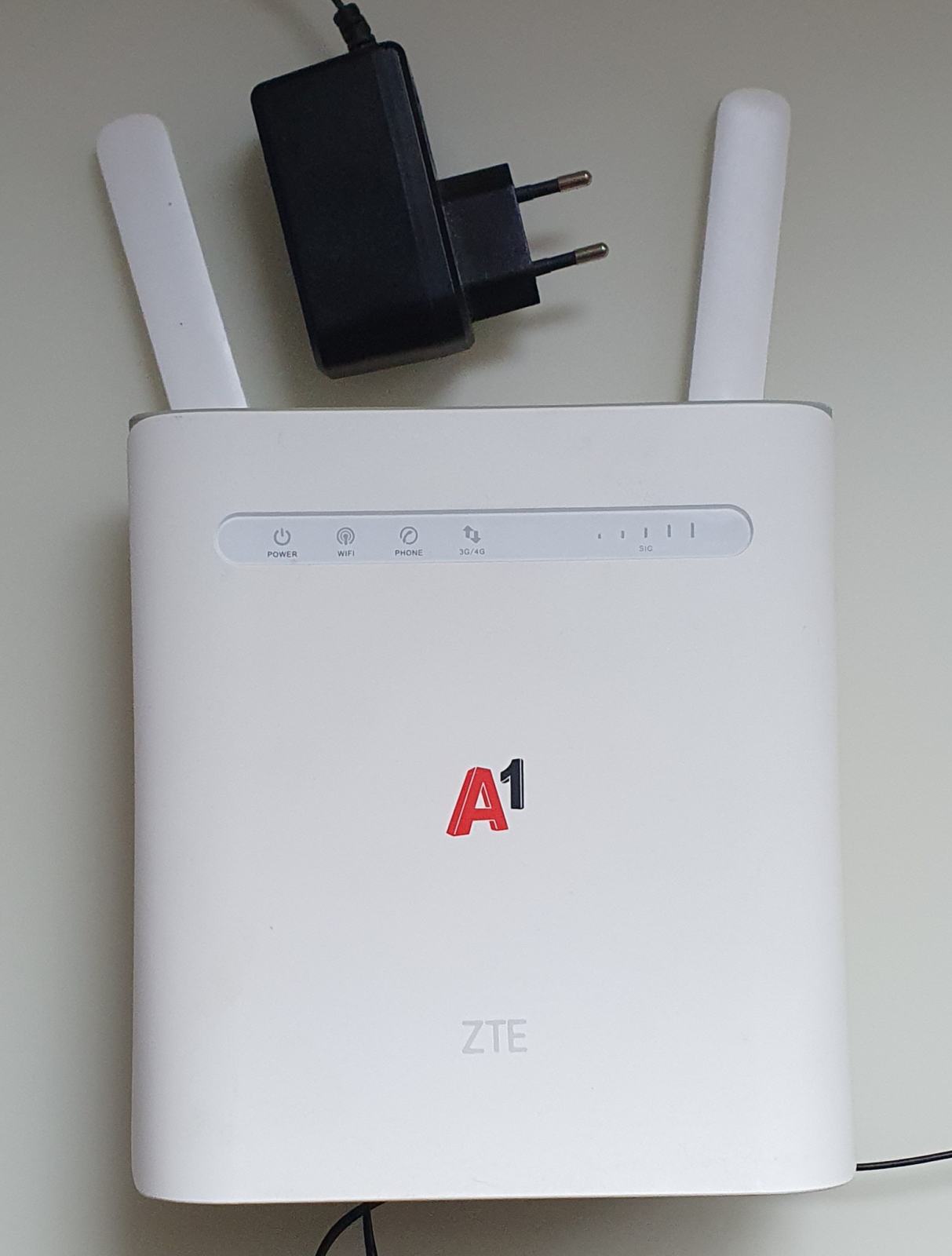 A1 Router Login Router za A1 4G mobilni internet ZTE MF285R