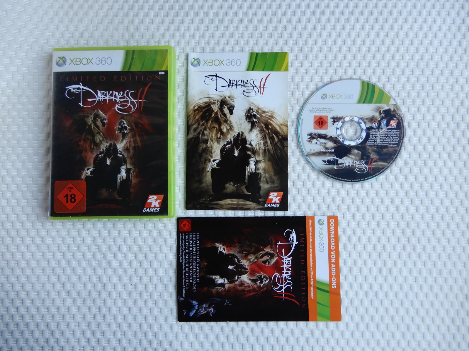 The Darkness II Édition Limitée Microsoft Xbox 360 PAL Complet