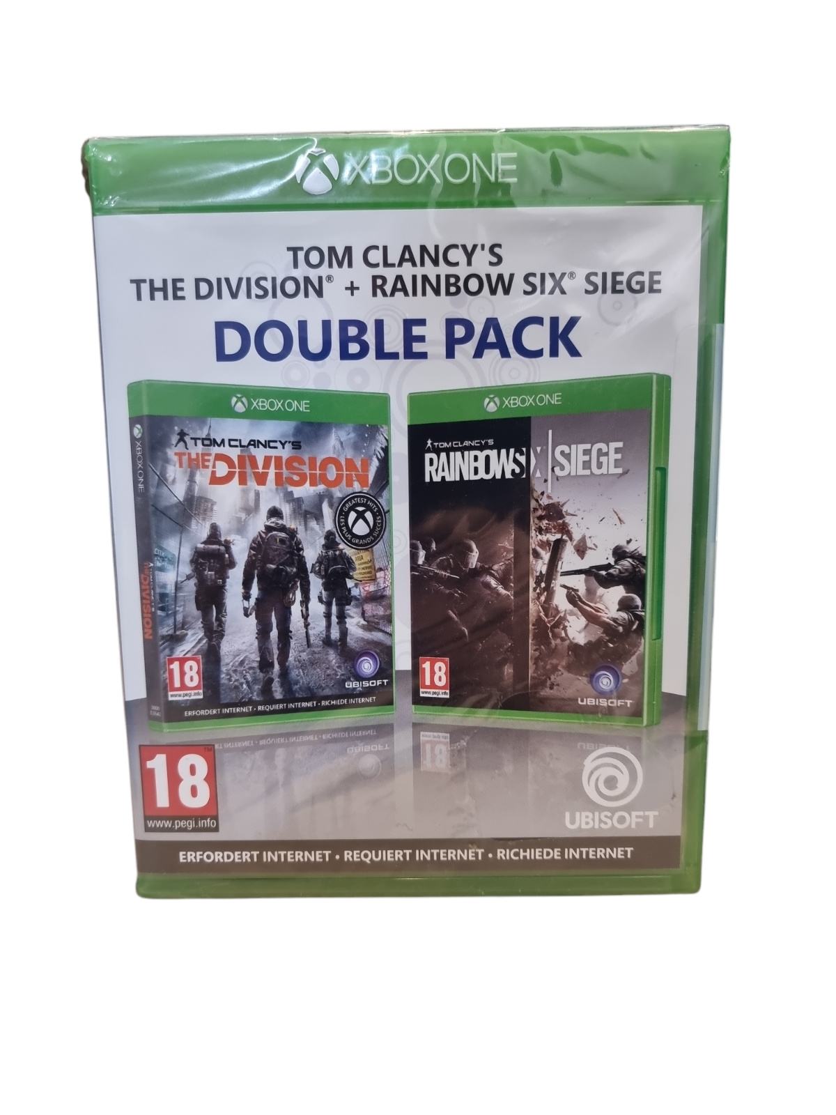 XBOX ONE DOUBLE PACK THE DIVISION + RAINBOW SIX SIEGE *NOVO*