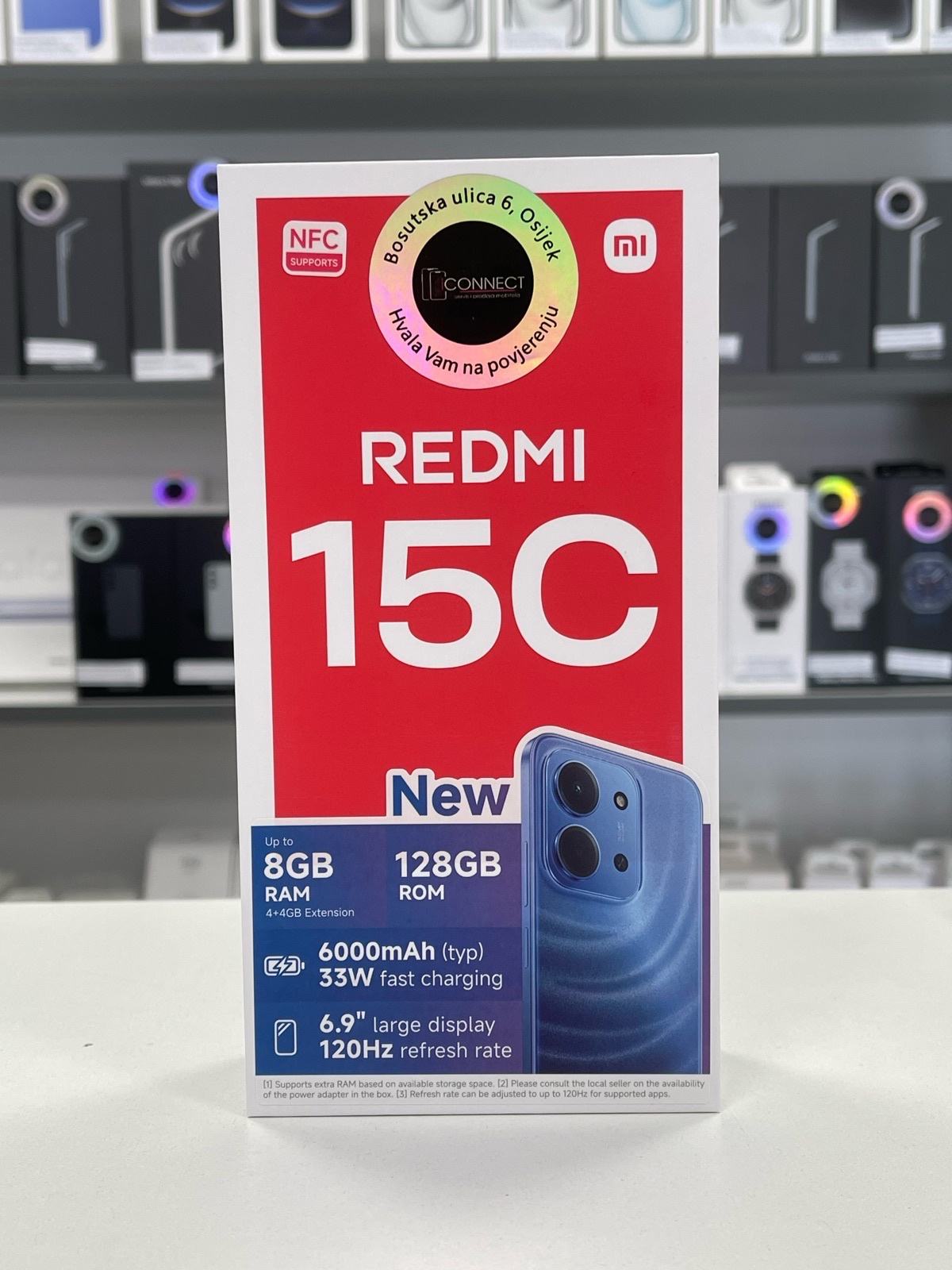 XIAOMI REDMI 15C 4/128GB NOVO DO 36 RATA iConnect Servis