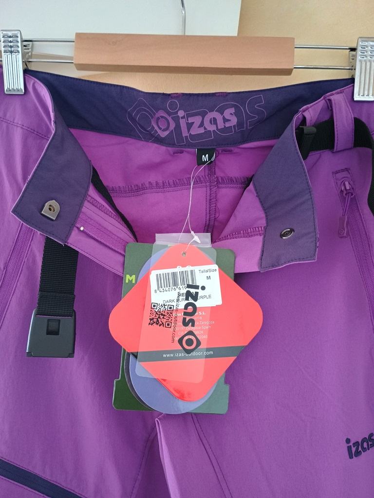Pantaloncini Da Montagna Donna Izas Rillo - Traspiranti, Elasticizzati, Con Tasche Con Zip