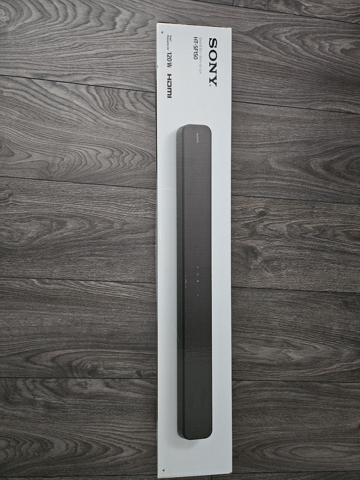 Barre De Son Sony HT-SF150 2.0ch - Connectivité HDMI, Bluetooth, USB - Design Fin Noir - Améliore Le Son TV