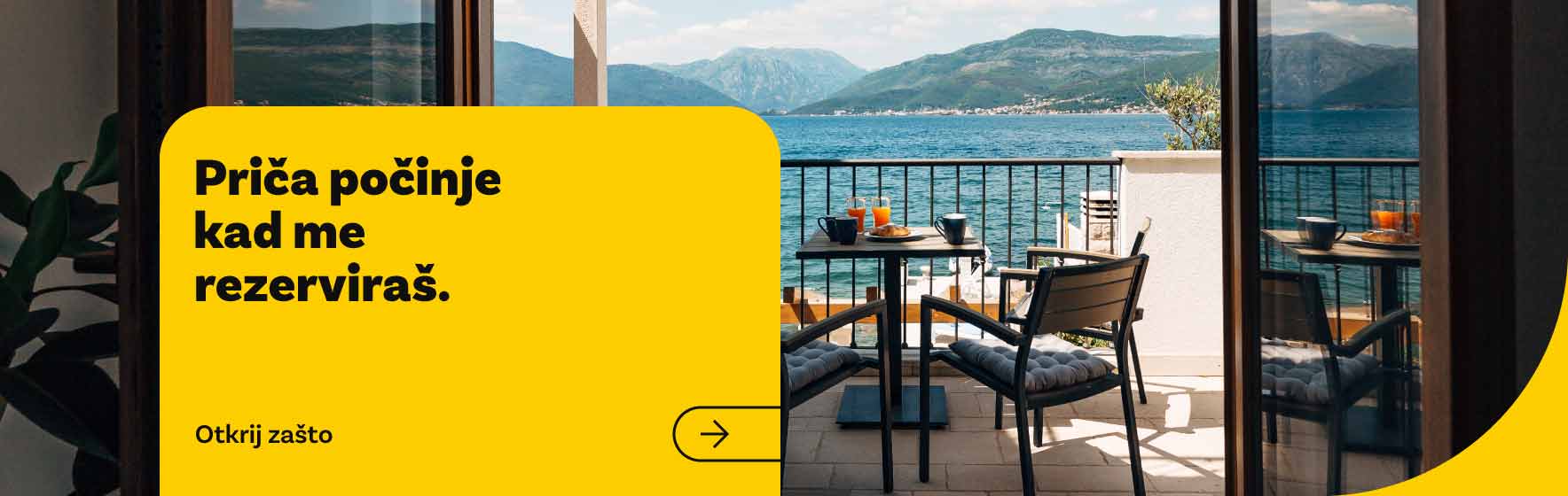 Njuskalo turizam pogled prema moru