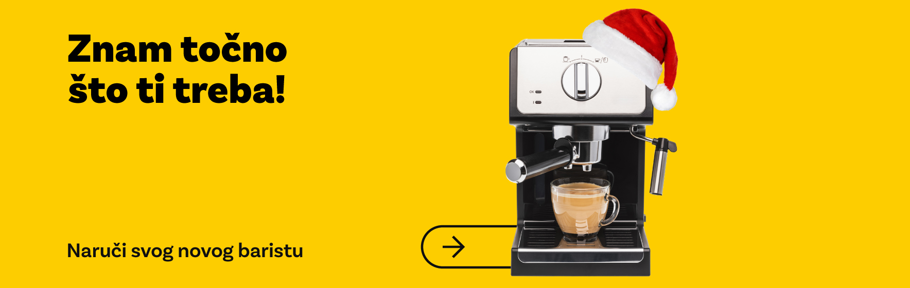 Pretraži ponudu aparata za kavu i naruči svog novog baristu.