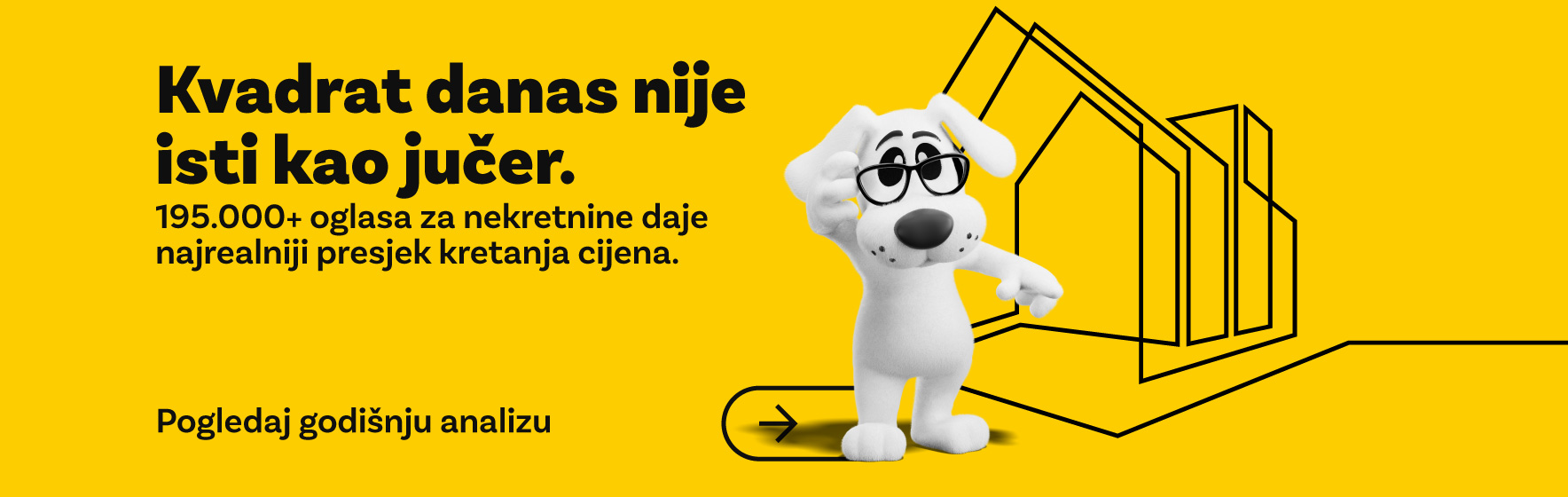 Kvadrat danas nije isti kao jucer. Pogledaj godisnju analizu nekretnina.