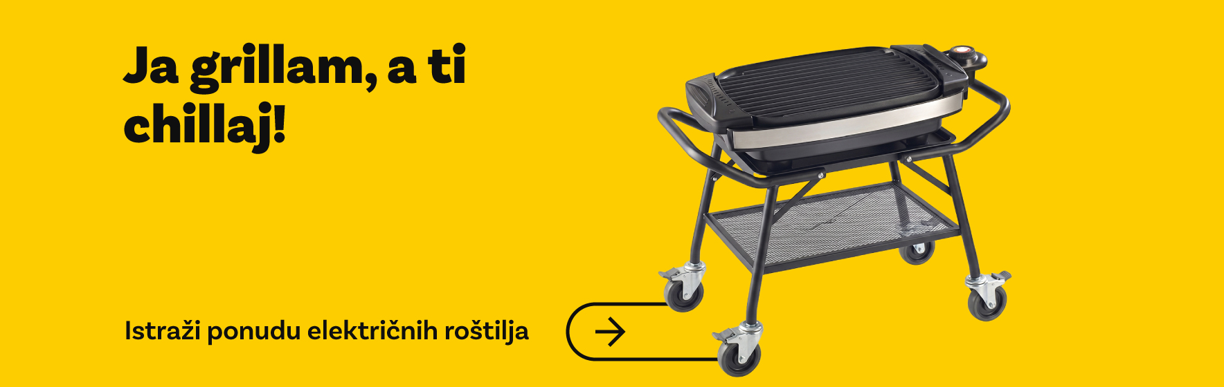 Ja grillam, a ti chillaj! - Istrazi ponudu elektricnih rostilja.