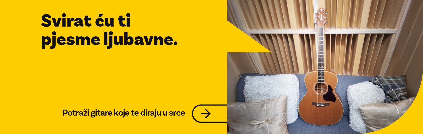 Svirat cu ti ljubavne pjesme. Pronadi gitare koje te diraju u srce.