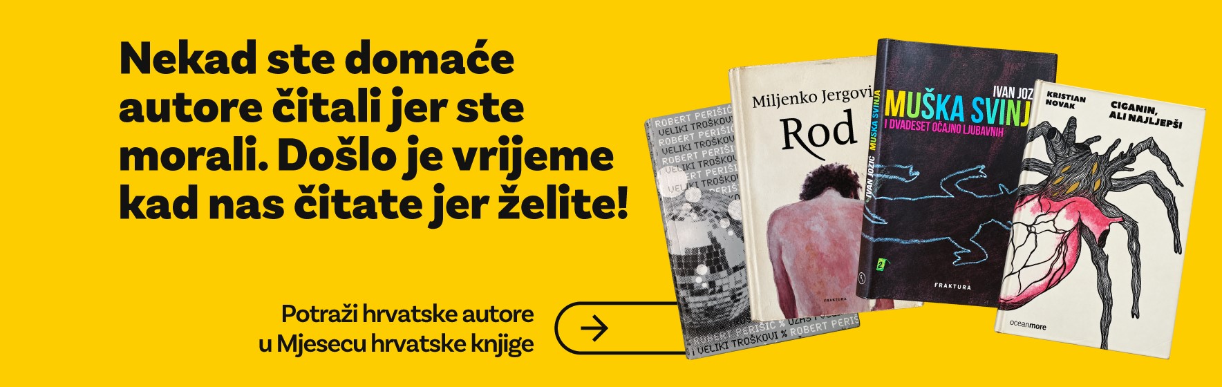 Potrazi hrvatske autore u Mjesecu hrvatske knjige